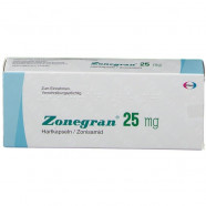 Купить Зонегран (Зонисамид) 25 мг Франция капсулы №14 в Санкт-Петербурге